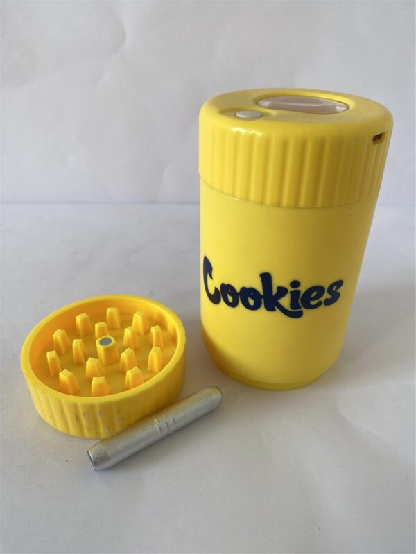 Cookies 4en1 Grinder, contenedor, zoom y Pipa - Imagen 3