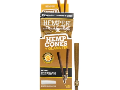 241011_HEMPER_HEMP_CONES_GLASS_TIP_HONEY_KING_2PK