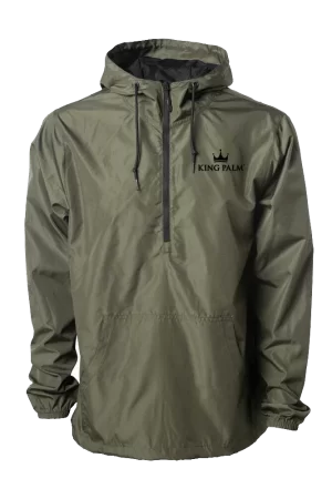 Cortavientos King Palm Half Zipper - Olive