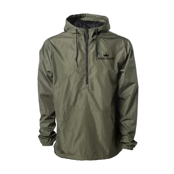 Cortavientos King Palm Half Zipper - Olive
