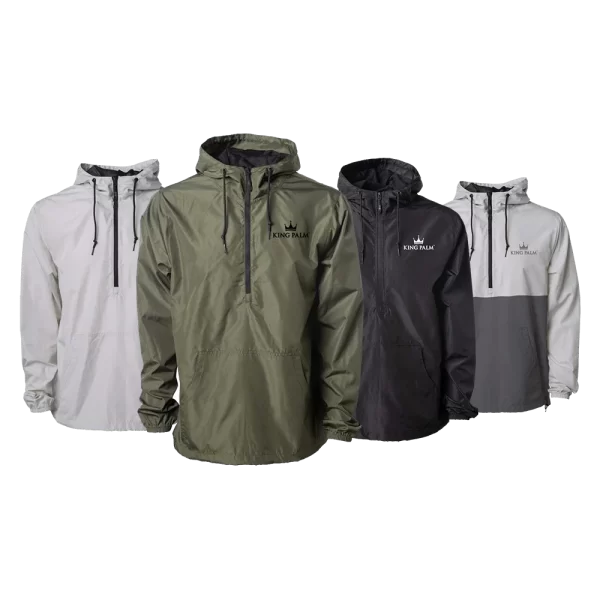 Cortavientos King Palm Half Zipper - White - Imagen 2