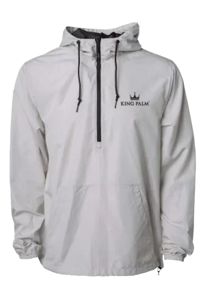 Cortavientos King Palm Half Zipper - White