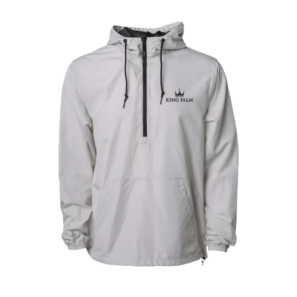 Cortavientos King Palm Half Zipper - White