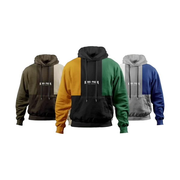 Sudadera con capucha tricolor King Palm - Imagen 2