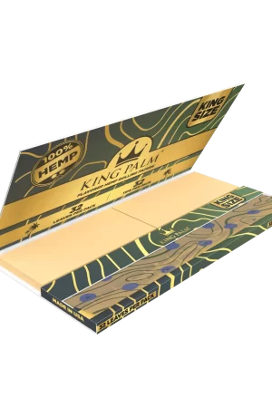 Papeles Blueberry Hemp King Palm King Size