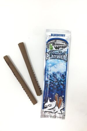 Blunt Wrap Double Platinium Blueberry