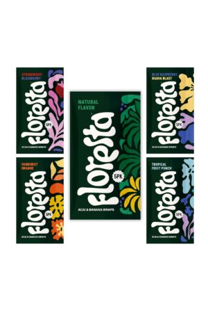Floresta Acai Wraps 5 Pack | Blunts de Acai y Banana