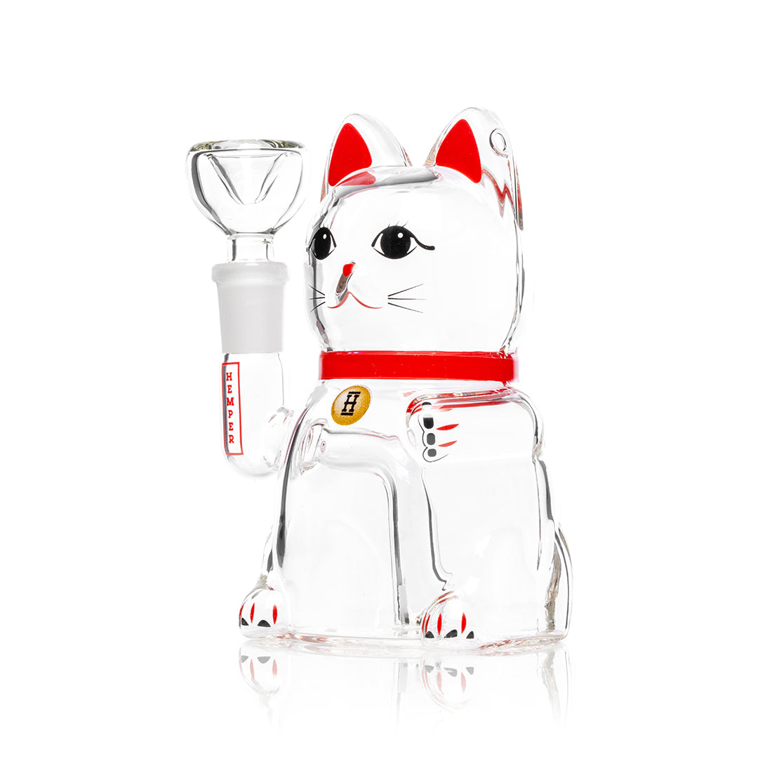 Lucky Cat Rig HEMPER – Bong Gato de la Suerte 14mm - Imagen 6