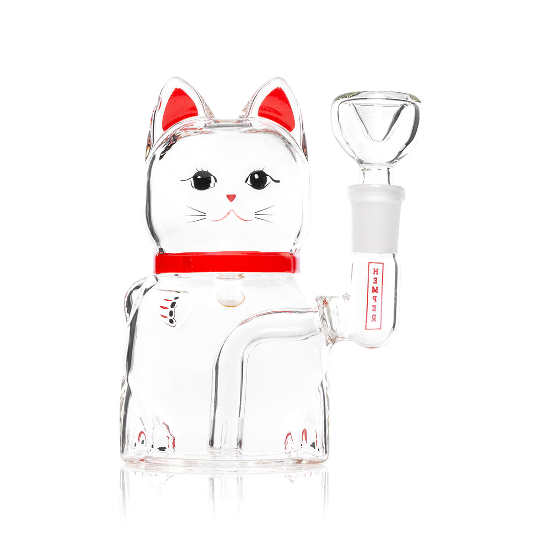 Lucky Cat Rig HEMPER – Bong Gato de la Suerte 14mm - Imagen 3