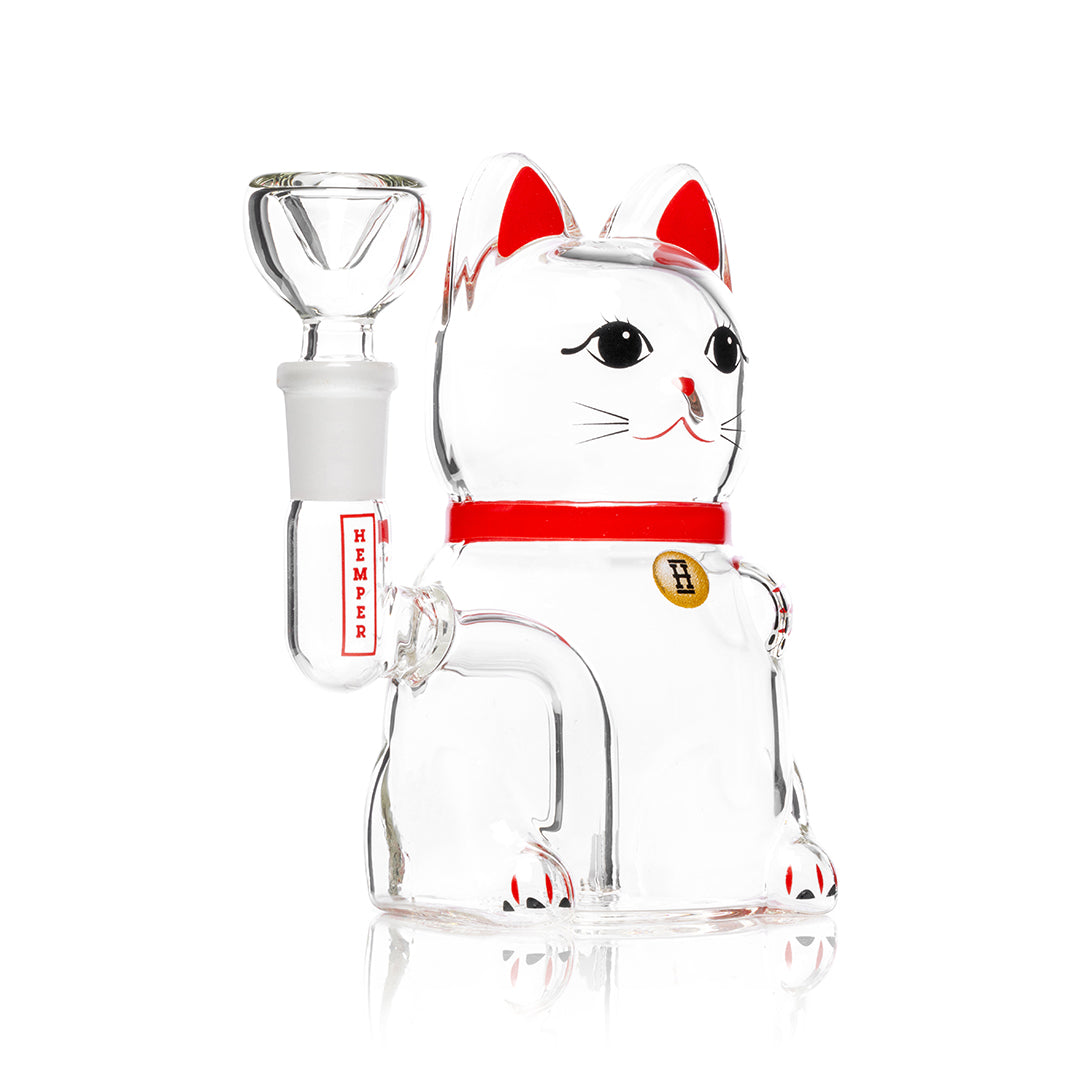 Lucky Cat Rig HEMPER – Bong Gato de la Suerte 14mm - Imagen 2