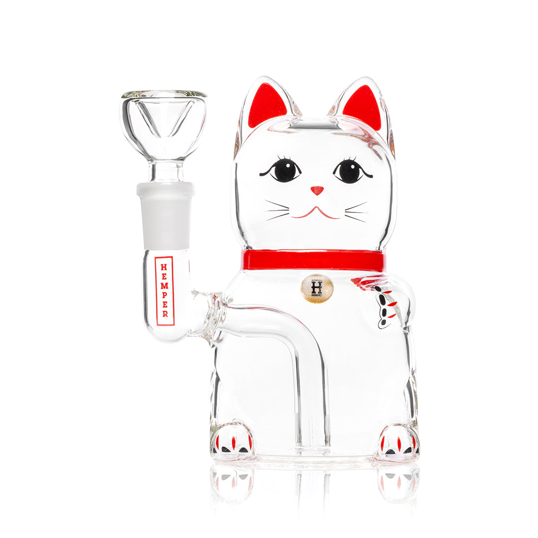 Lucky Cat Rig HEMPER – Bong Gato de la Suerte 14mm - Imagen 7