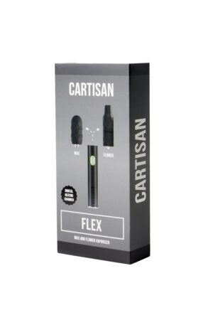 Cartisan Flex Vaporizador Dual Black para hierbas secas, extracciones y cartuchos