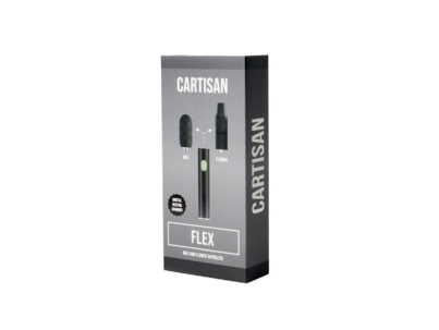 Cartisan Flex Vaporizador Dual Black para hierbas secas, extracciones y cartuchos